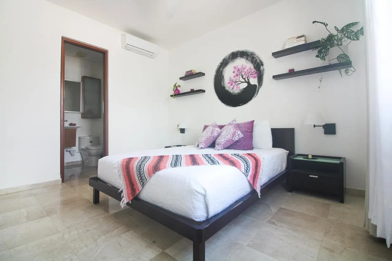 プレヤデルカーメンPenthouse With Private Jacuzziアパートメント メキシコ